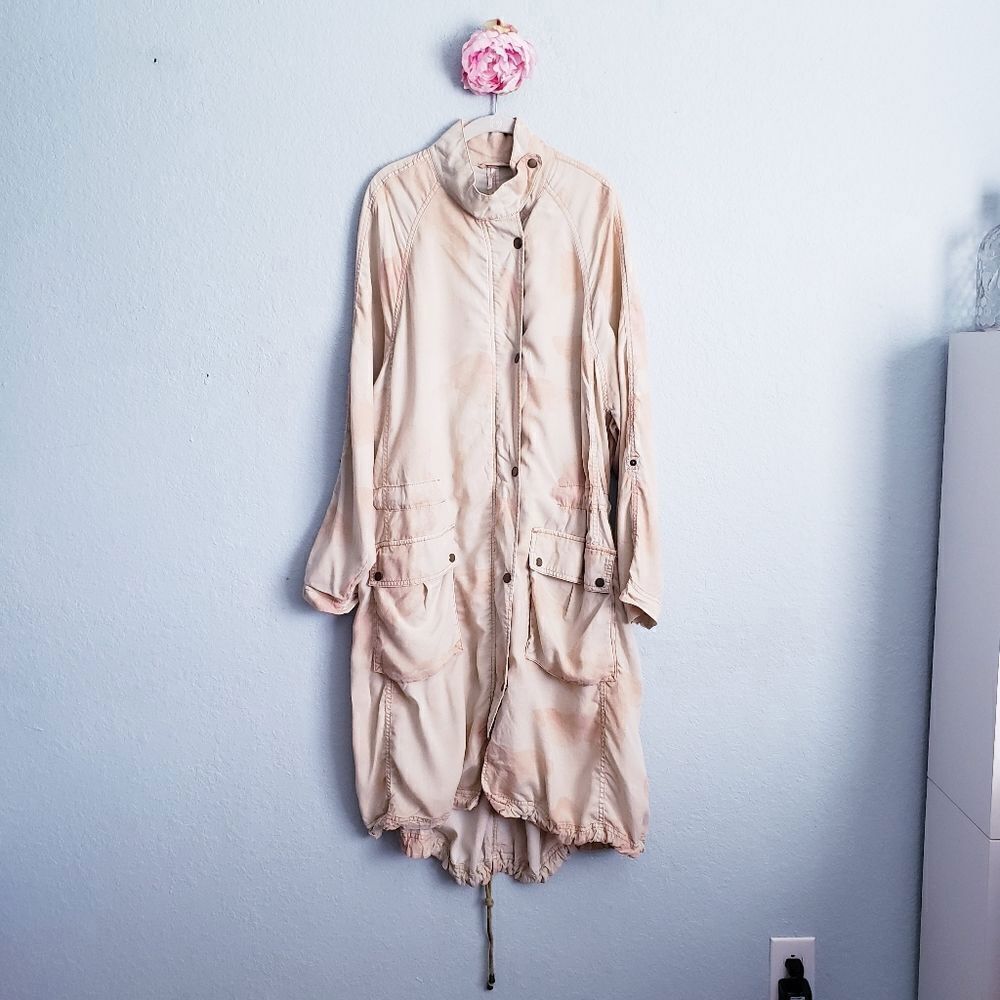 Free People Lightweight Utility Trench Coat - Picture 2 of 11